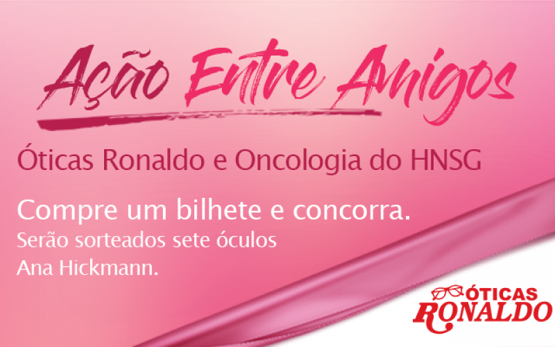 Outubro Rosa: Ótica Ronaldo adere á ação do Hospital Nossa Senhora das Graças