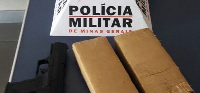 Polícia Militar apreende tabletes de maconha no Bernardo Valadares