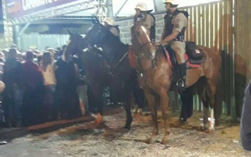 Polícia Militar divulga resultado da ação durante o evento no Parque de Exposições JK