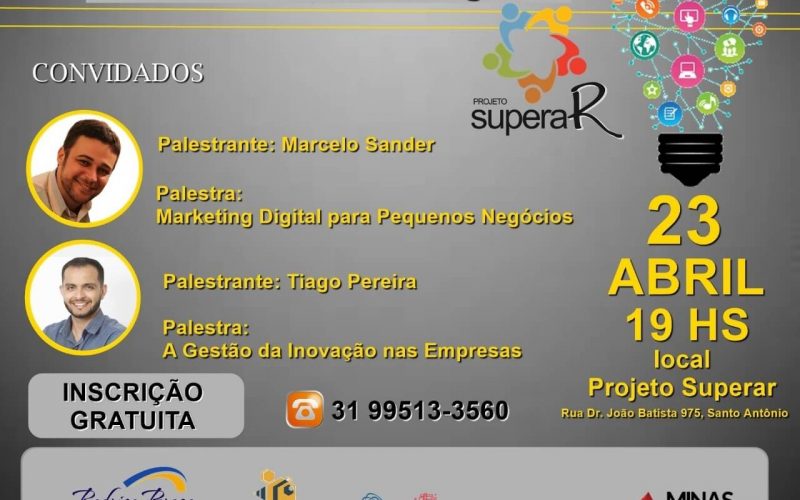 Projeto Superar realiza seminário de empreendedorismo e inovação gratuito