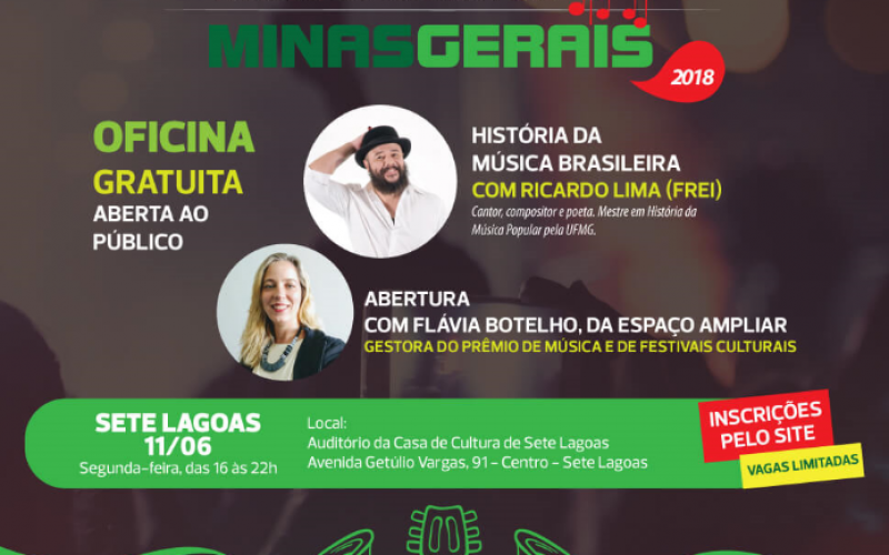 Inscrições abertas para Prêmio de Música das Minas Gerais 2018