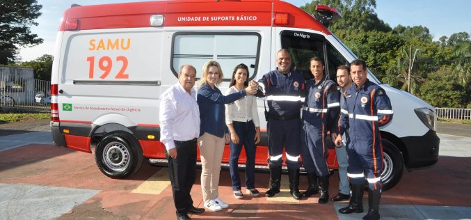 SAMU recebeu nova ambulância para atendimento à população