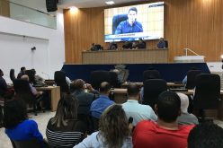 Vereadores têm primeiro contato com novo Plenário em encontro com jornalistas