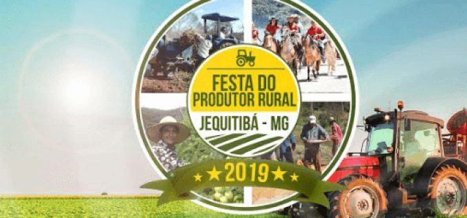 Prefeitura de Jequitibá realiza Festa do Produtor Rural de 19 a 21 de julho