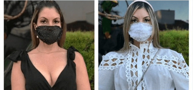 Máscaras de luxo : Proteção com estilo