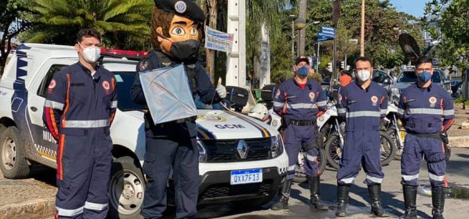 Guarda Civil Municipal de Sete Lagoas realiza campanha contra cerol e linha chilena