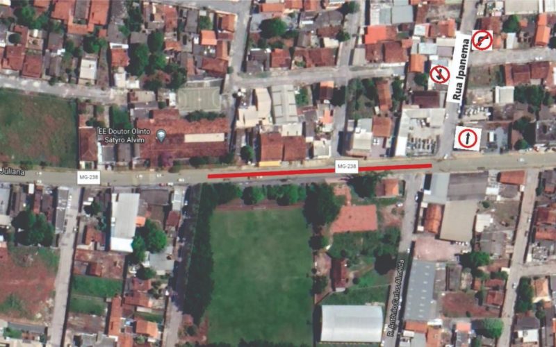 Trecho da rua Santa Juliana será interditado para realização de obras de drenagem