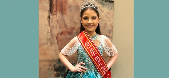 Sete – lagoana conquista o titulo de Mini Miss Minas Gerais 2021