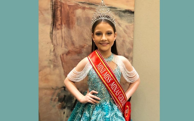 Sete – lagoana conquista o titulo de Mini Miss Minas Gerais 2021