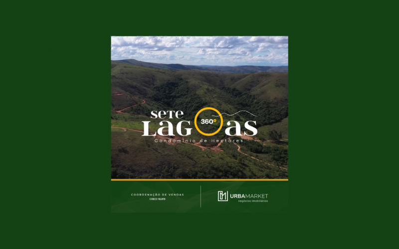 Condomínio de Hectares: Viva a tranquilidade no topo de Sete Lagoas