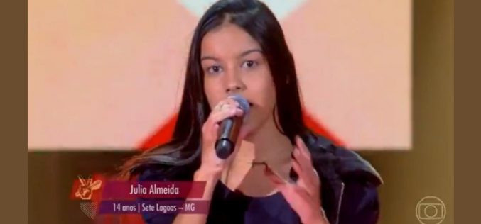 Júlia Almeida, de Sete Lagoas está no The Voice Kids 2022