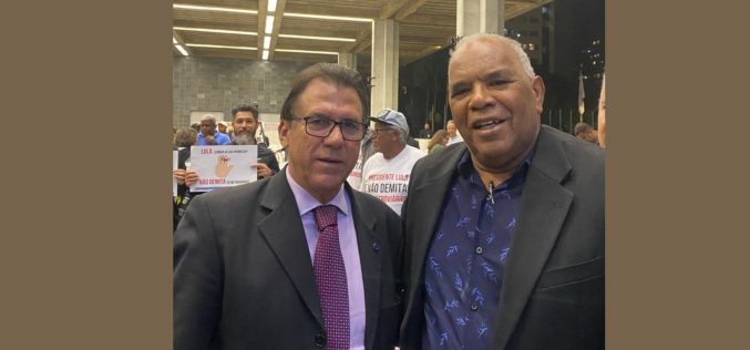 Presidente do Sindicato dos Metalúrgicos de Sete Lagoas se encontra com Ministro do Trabalho, em Belo Horizonte