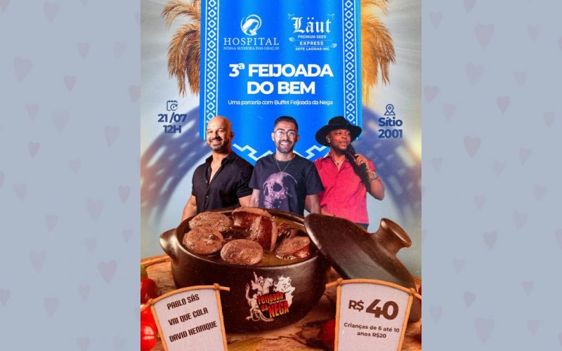 3ª Feijoada do Bem: Gastronomia, Música e Solidariedade em Sete Lagoas